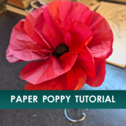 Paper Poppy Craft Tutorial